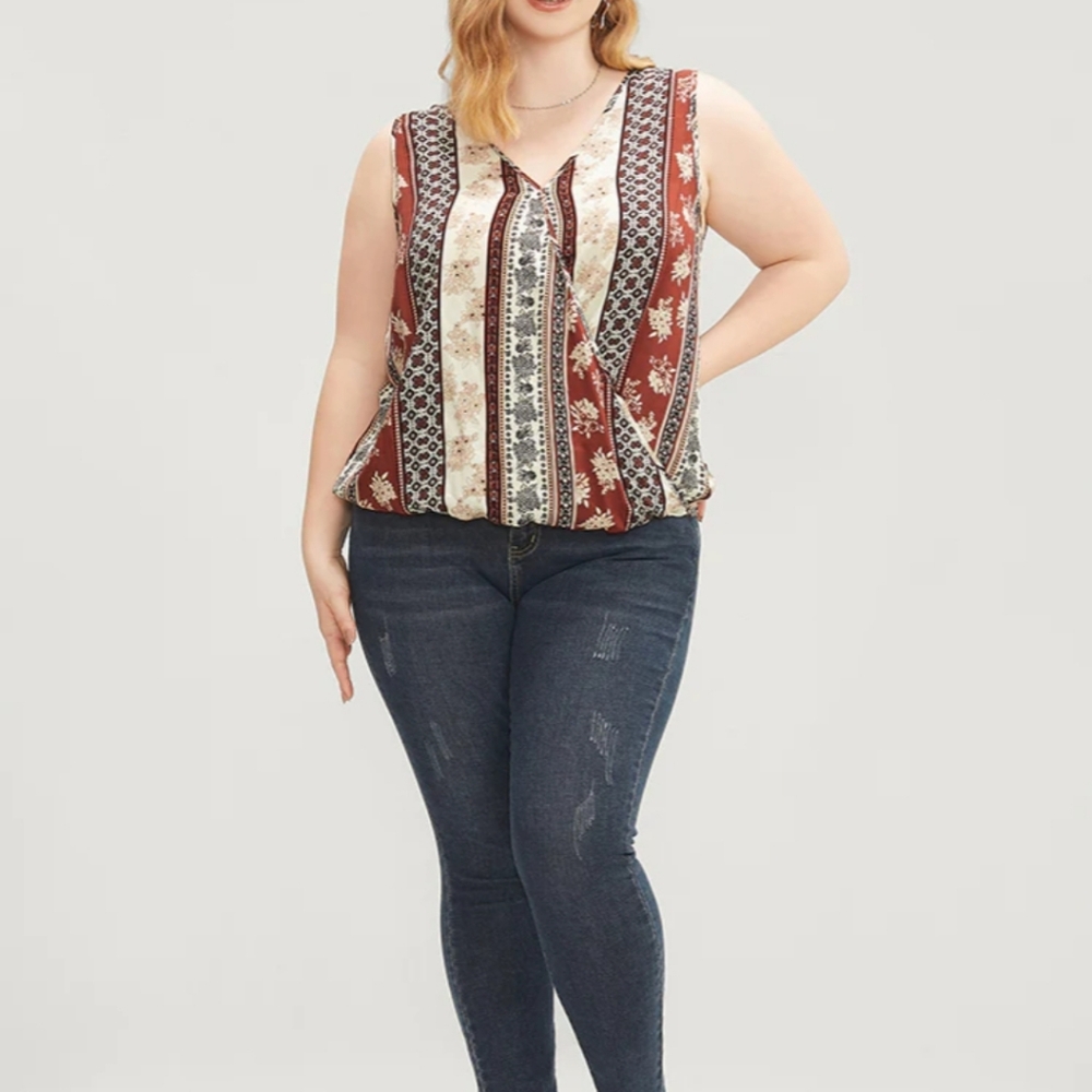 NWOT BloomChic Boho Wrap Tank